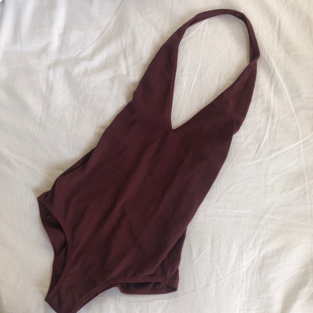 SOLD 🚫 American Apparel Halter Bodysuit